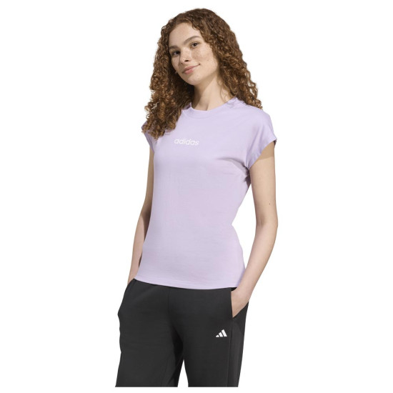 Adidas Γυναικεία κοντομάνικη μπλουζα Linear Single Jersey Tee